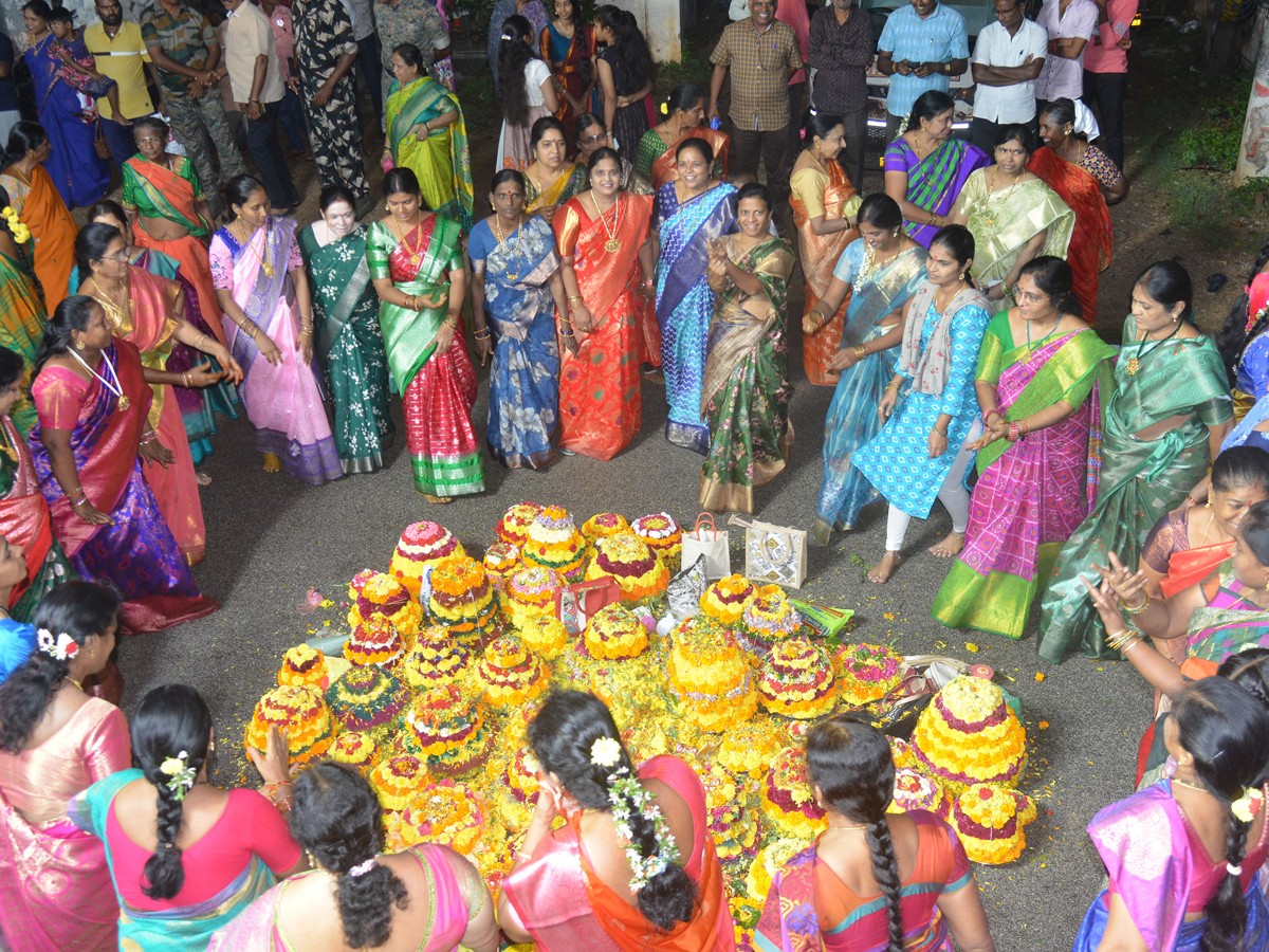 Bathukamma Grand Celebrations In Telangana Districts24