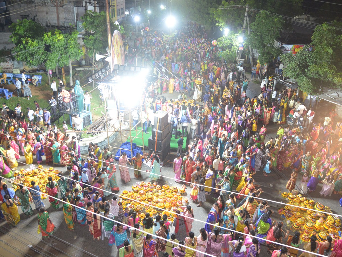 Bathukamma Grand Celebrations In Telangana Districts28