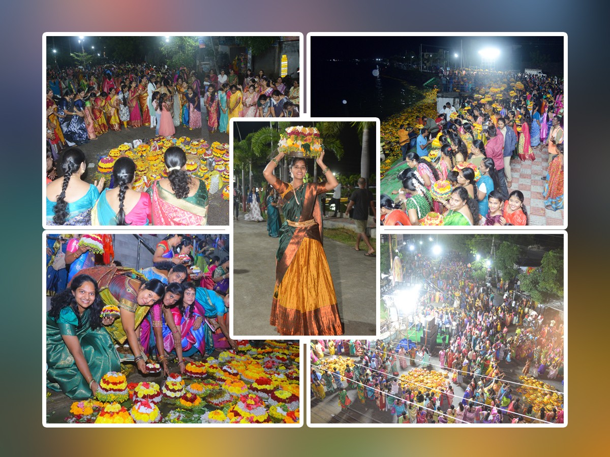Bathukamma Grand Celebrations In Telangana Districts1