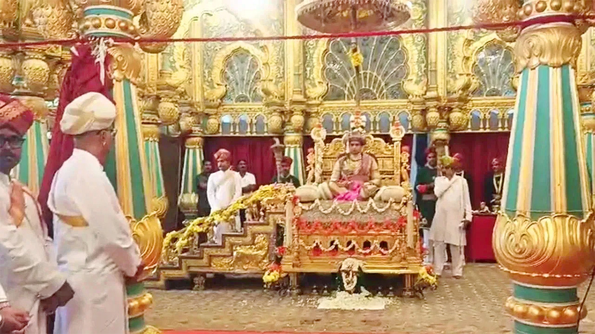 Dussehra celebrations started at Mysore Palace9