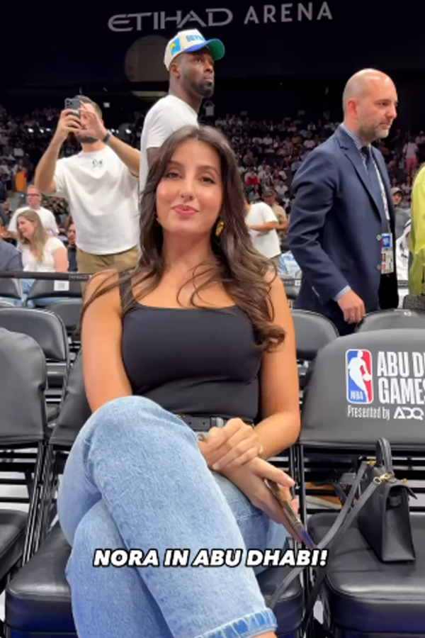 Nora Fatehi At Basketball Game In Abu Dhabi Photos Viral3