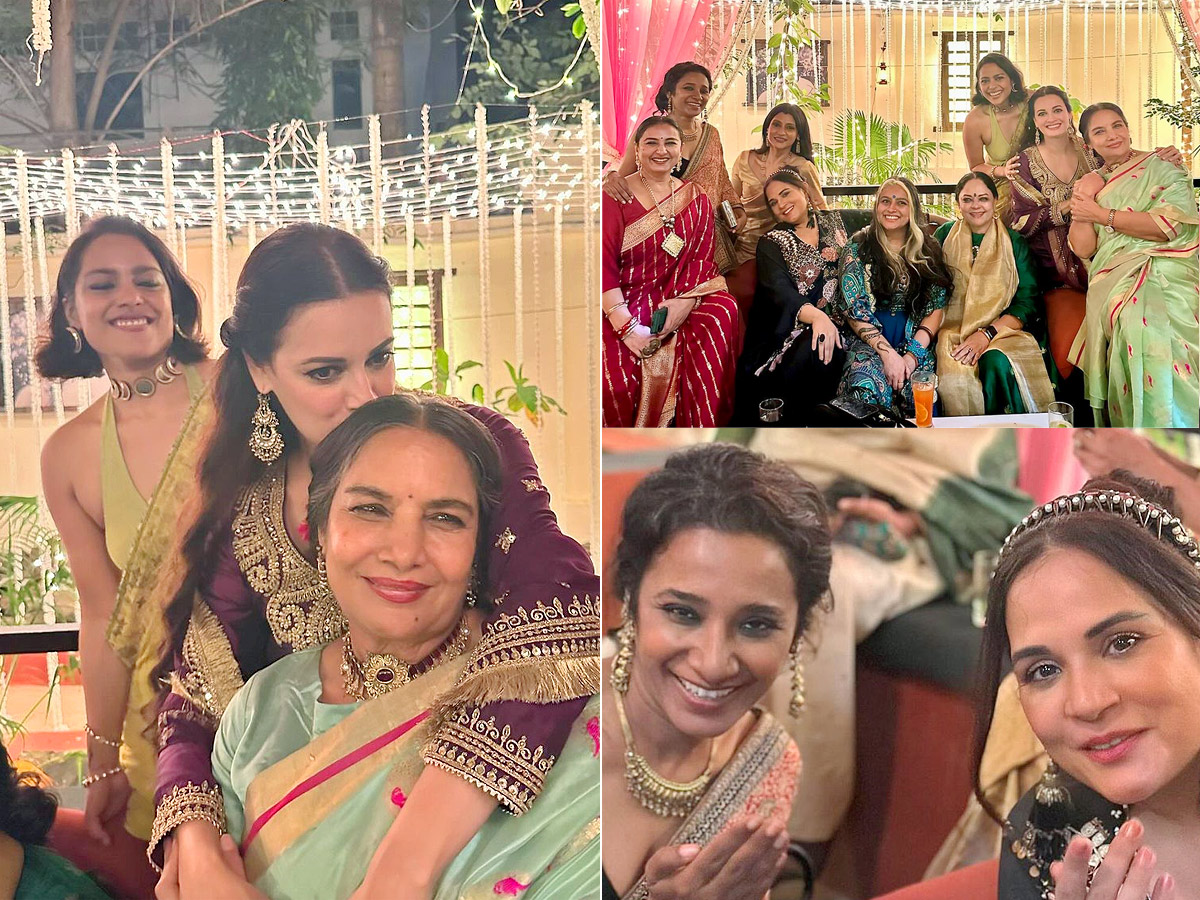 Diwali 2024: Richa Chadha, Dia Mirza, Konkona Sen Sharma And Others From Shabana Azmi's Party Photos1