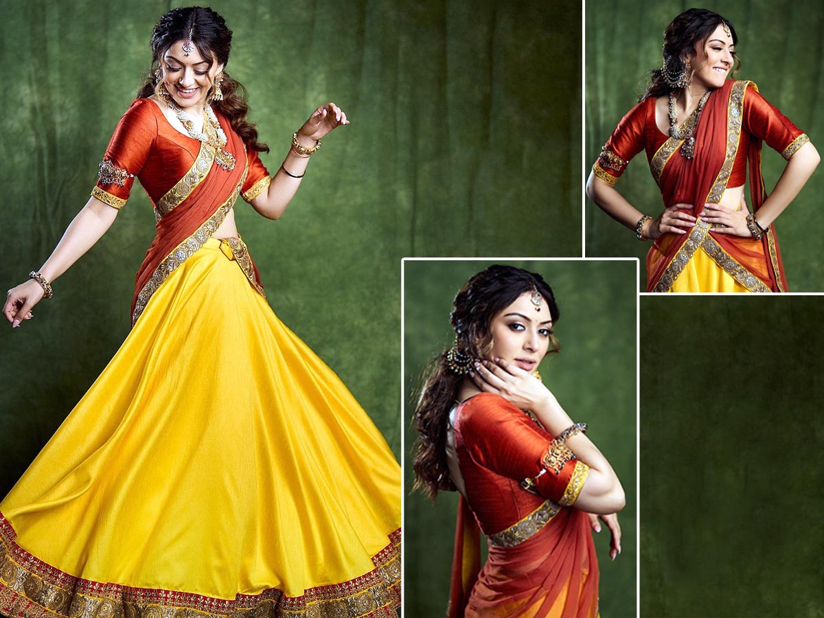 Actress Hansika Motwani heroine shining like a bride1