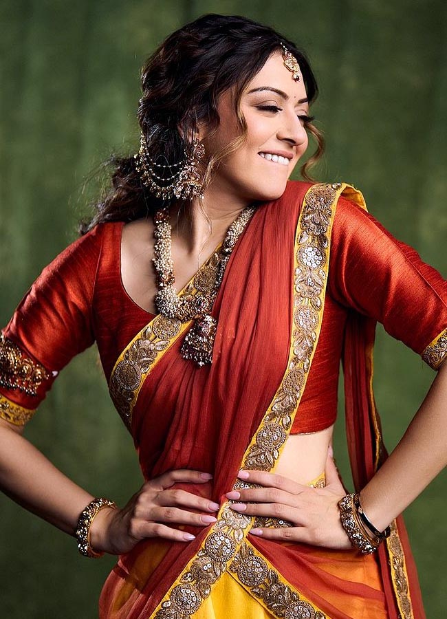 Actress Hansika Motwani heroine shining like a bride14