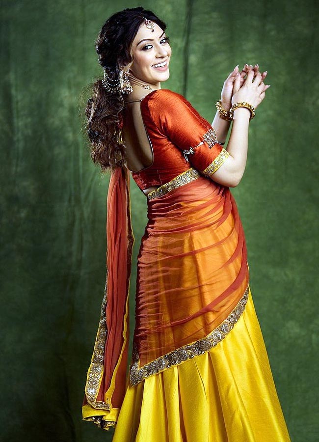 Actress Hansika Motwani heroine shining like a bride5