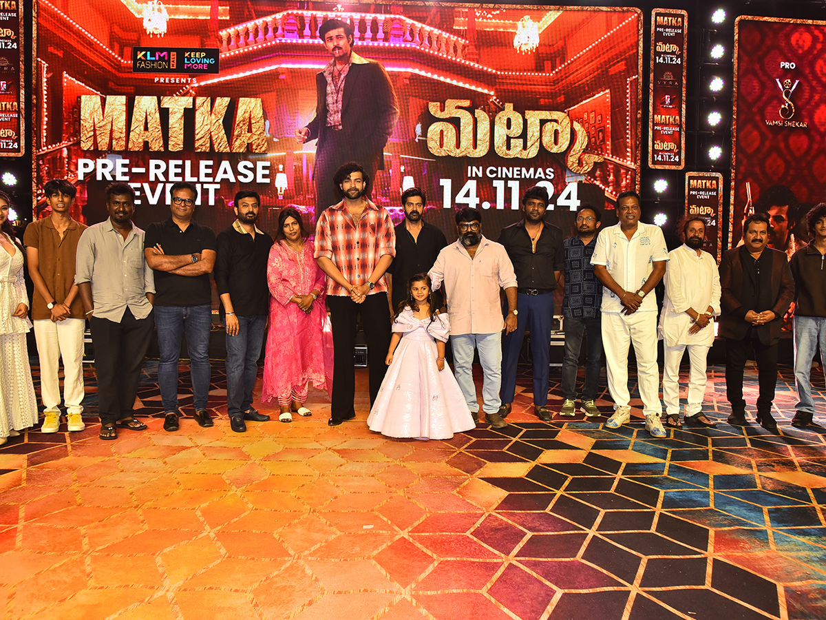 Varun Tej Matka Pre Release Event Photos8