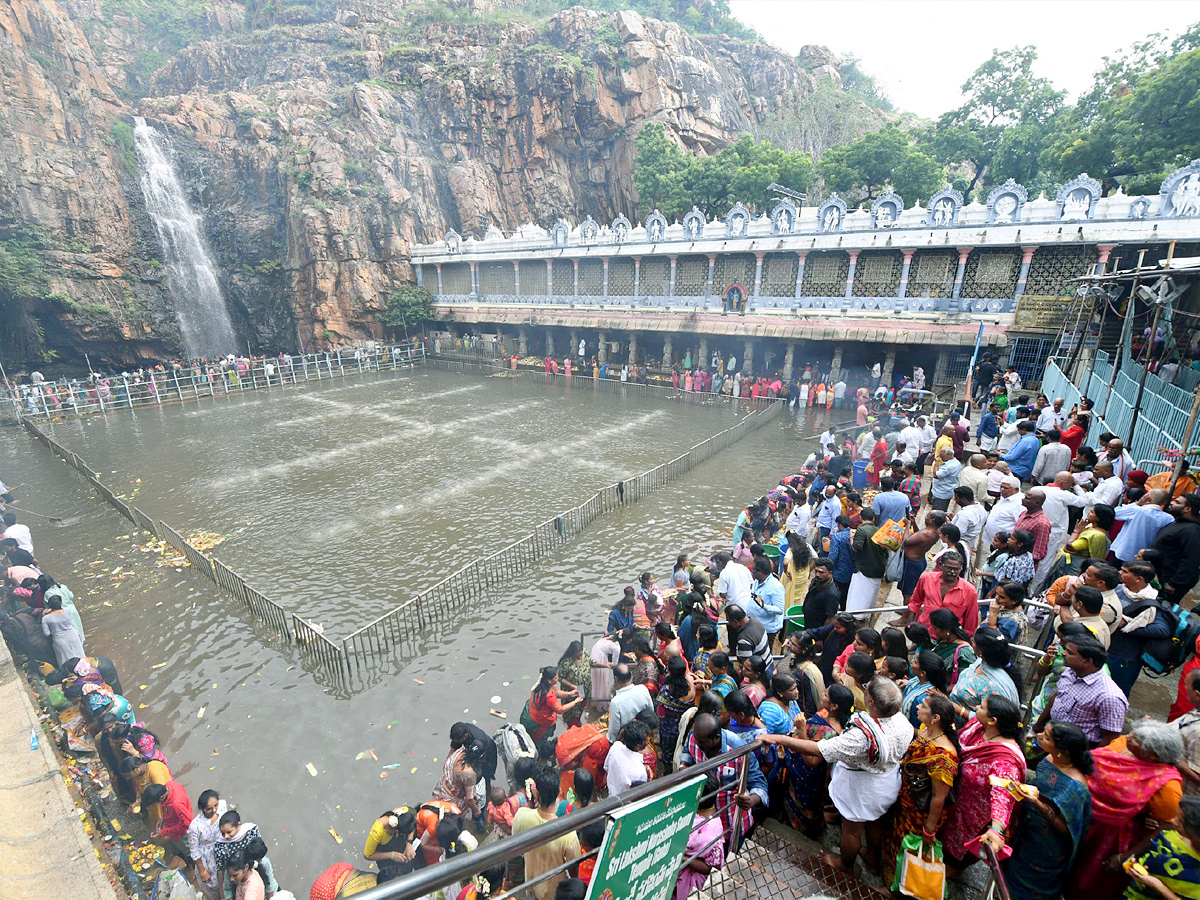 Tirupati : Huge Devotees throng Siva temples on Karthika Pournami day Photos12