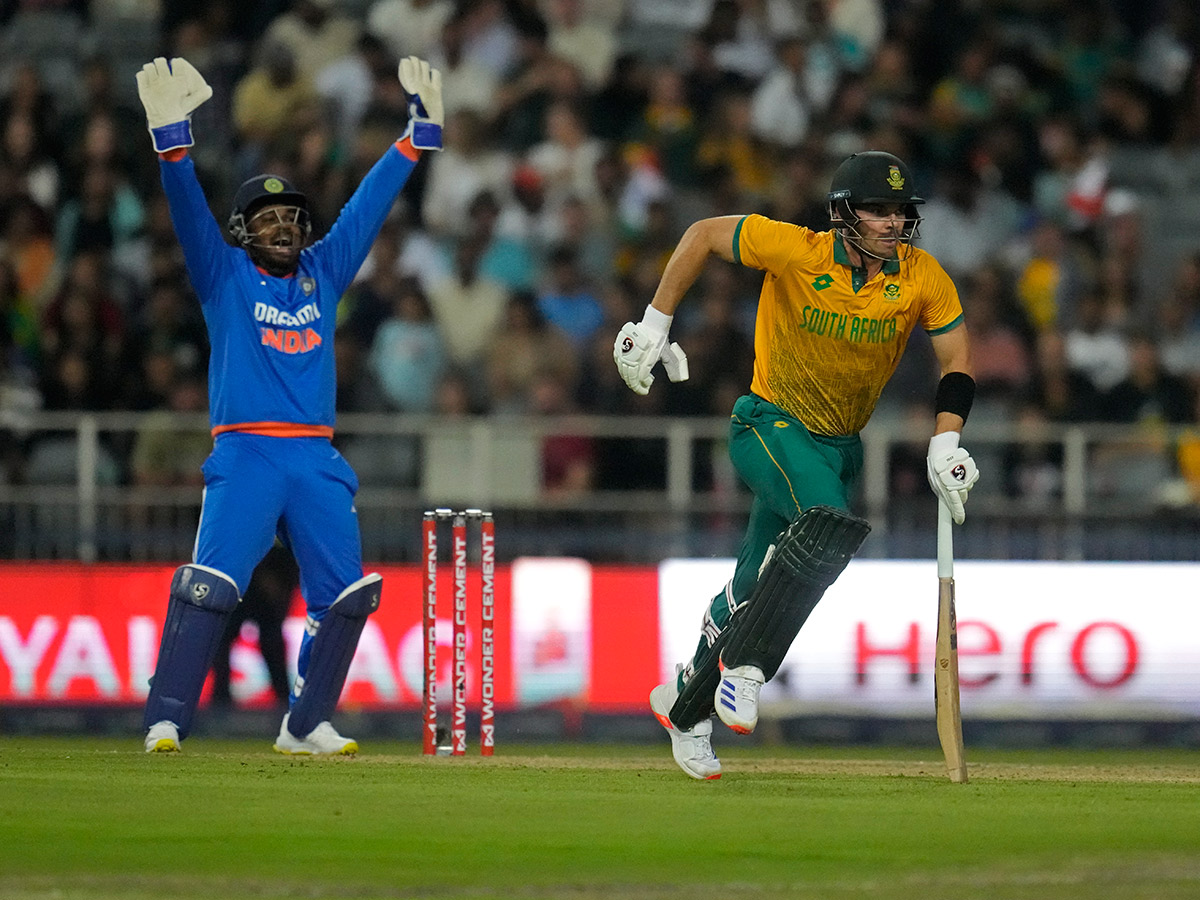 winners trophy after their win against South Africa in the fourth T20 cricket 23