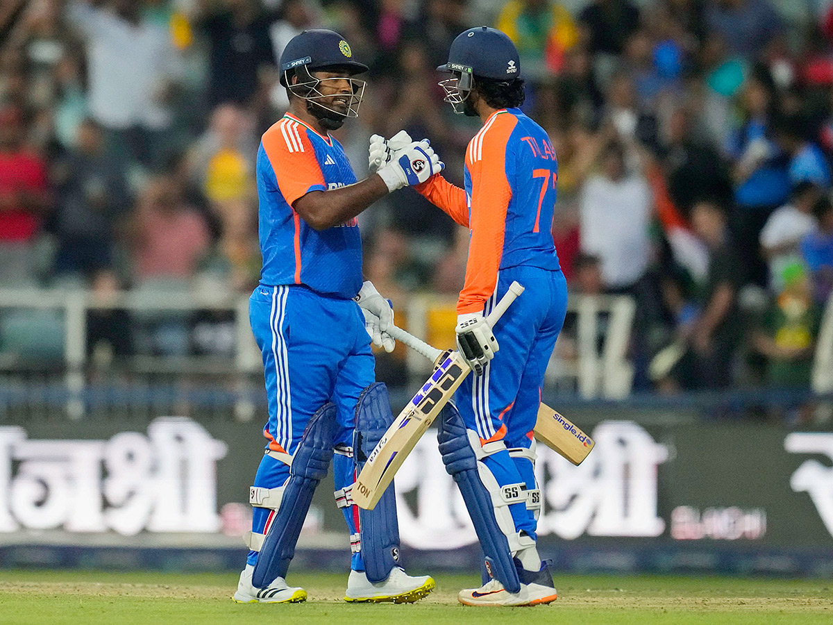 winners trophy after their win against South Africa in the fourth T20 cricket 30