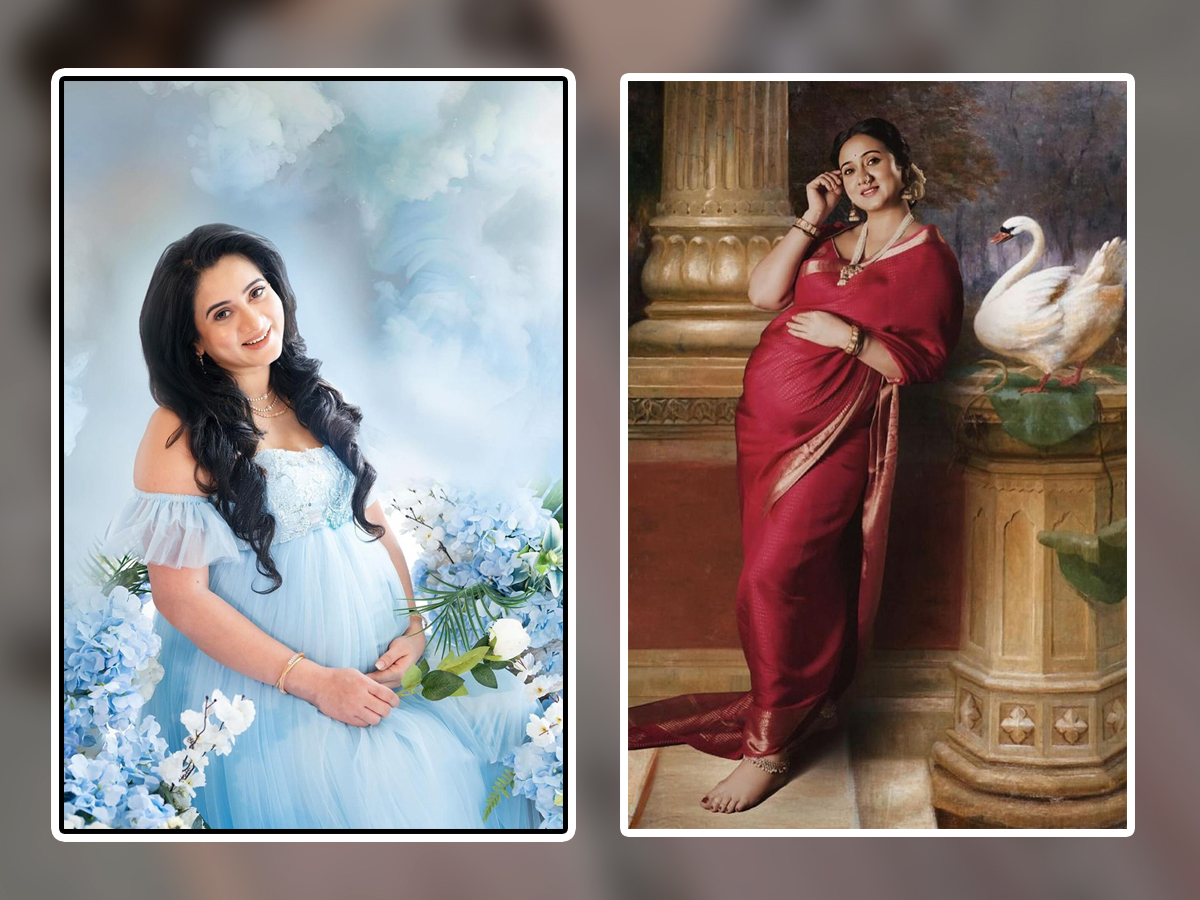 Kannada Actress Harshika Poonacha Pregnancy Days Photos Viral1