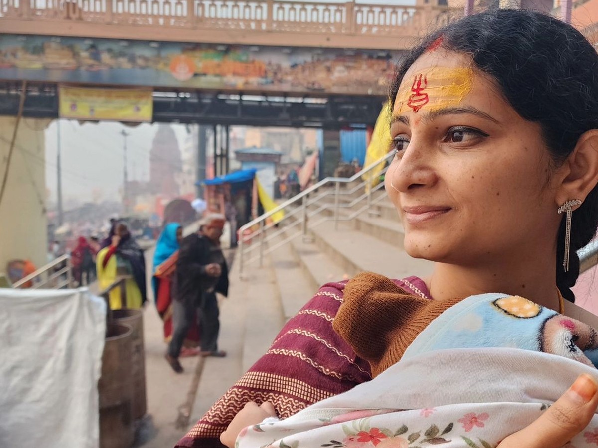 Jabardasth Fame Rocking Rakesh And Wife Sujatha In Kashi With RK Roja19