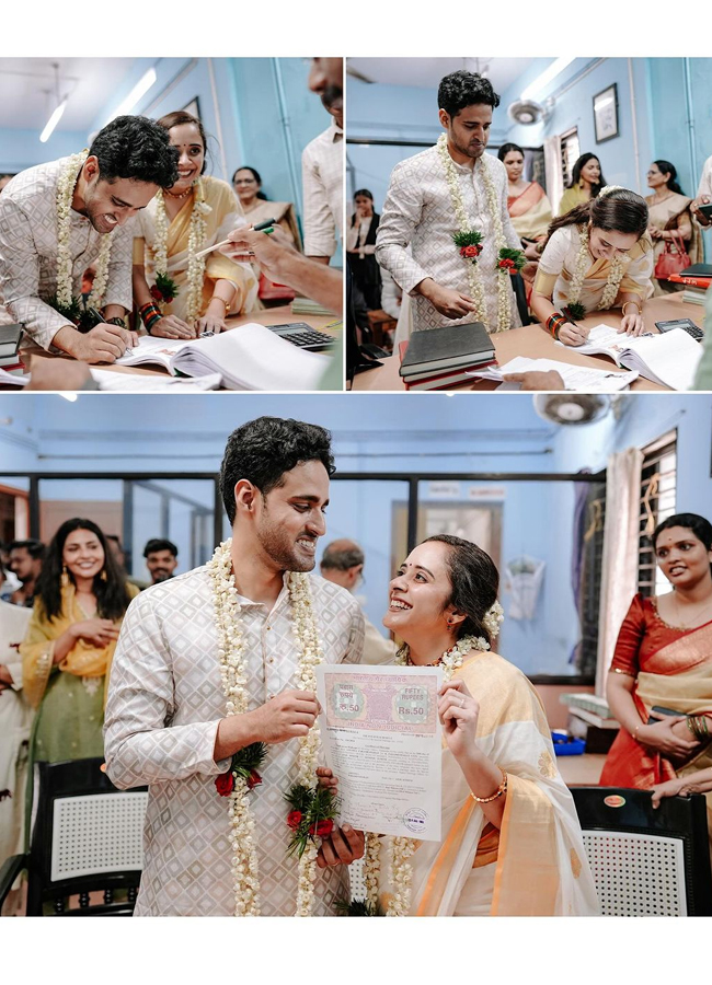 Popular singer Anju Joseph marries her lover for the second time6