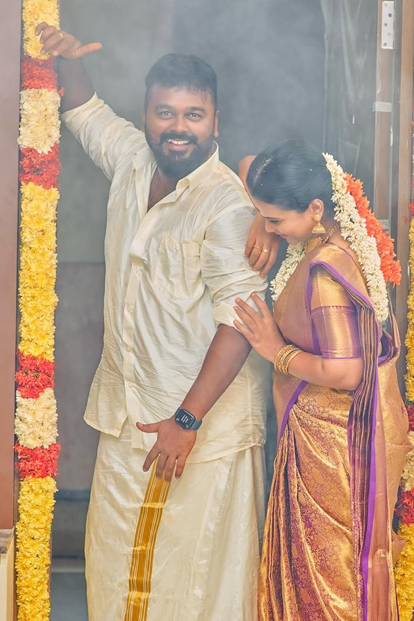 Kollywood TV Actress Mani Meghlai House Warming Ceremony Photos Viral4