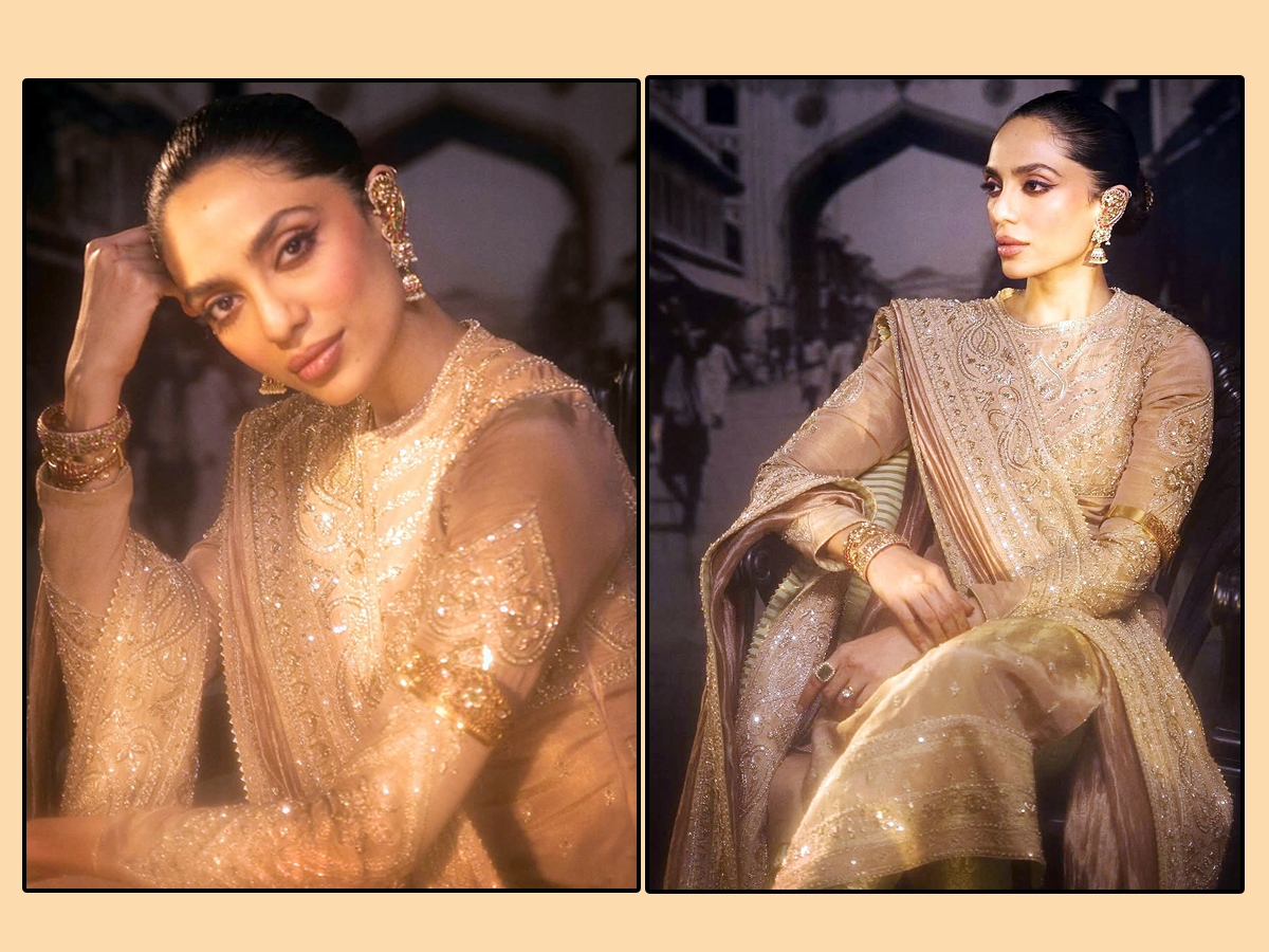 Akkineni's Daughter in Law's Photoshoot After the Wedding Shobhita shines like gold1