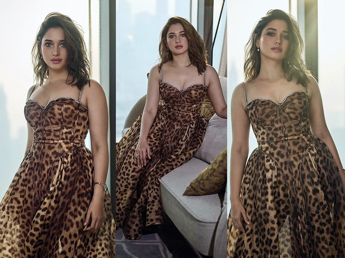 Milky beauty Tamannaah's latest photos in a mini skirt go viral1