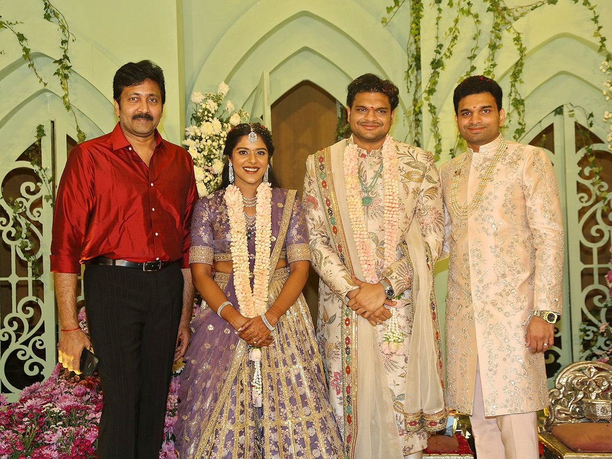 E V Raja Reddy Younger son Kranthi Reddy is Engaged photos goes viral1