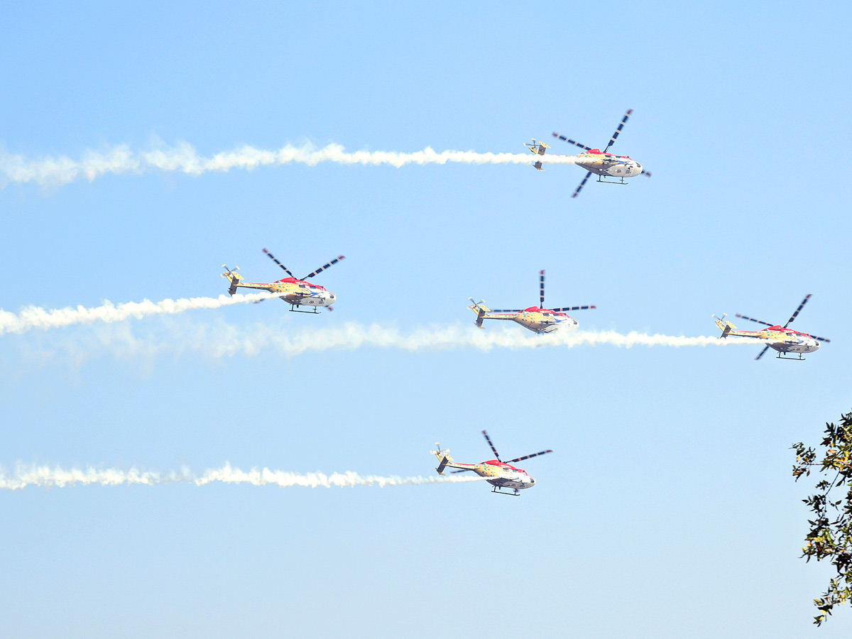 Glimpses of the air show during the occasion Combined Graduation Parade At Air Force Academy At Dundigal Photos1