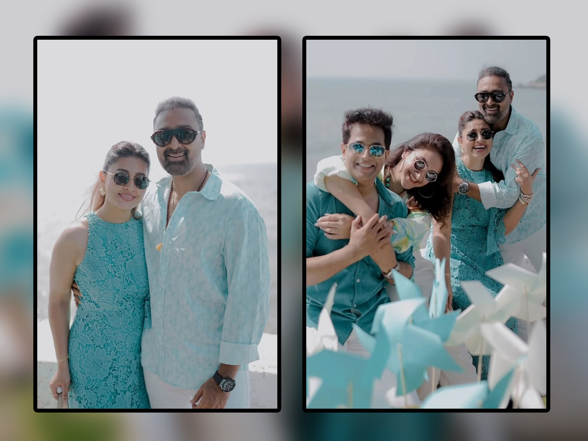South Indian Best Couple Sneha And Prasanna Venkatesan Enjoying Vacation With Friends1