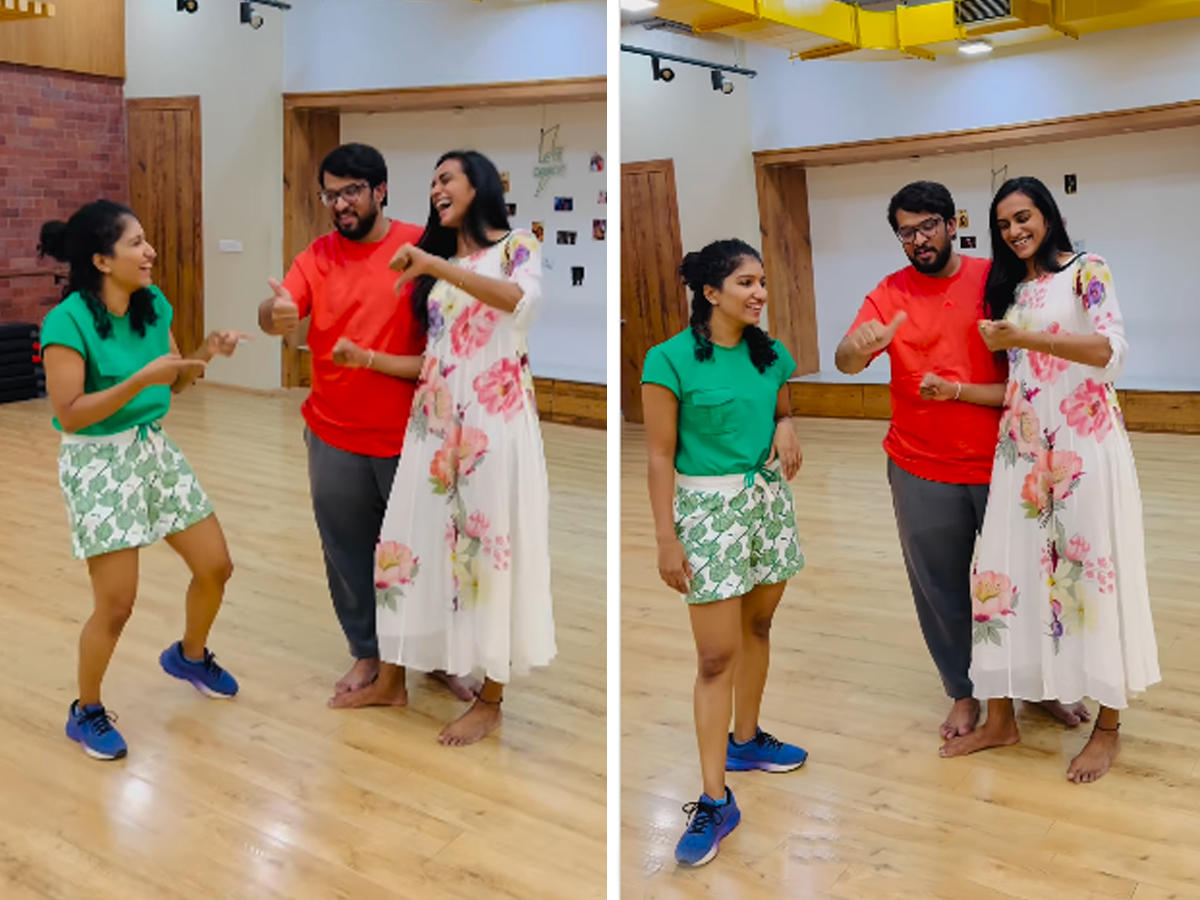 PV Sindhu dances with her fiance1