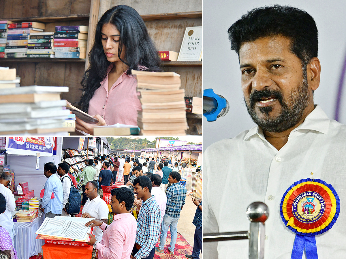 Telangana CM inaugurates 37th Hyderabad book fair1