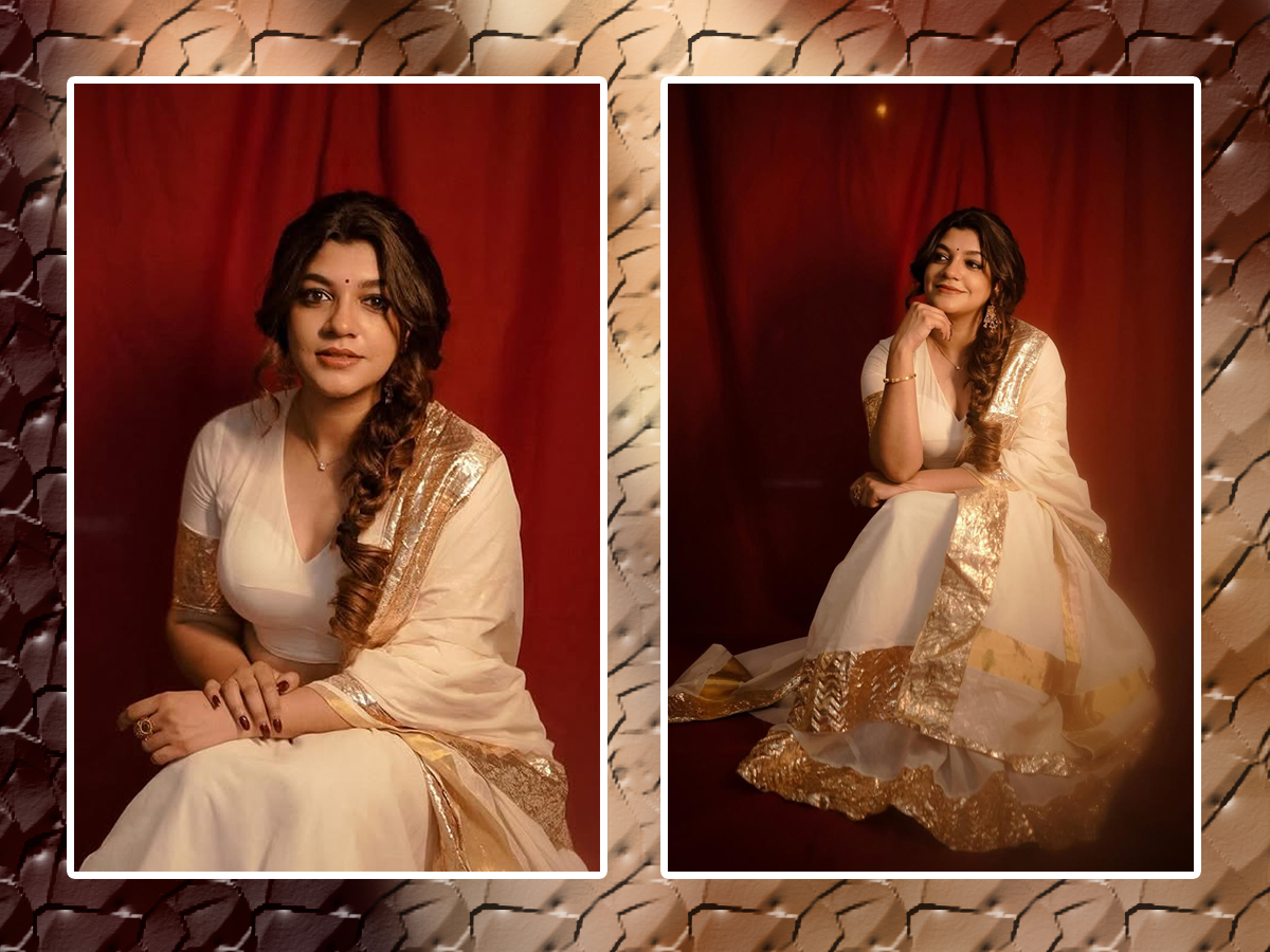 National Award Actress Aparna Balamurali Amazing Photos In White Dress1