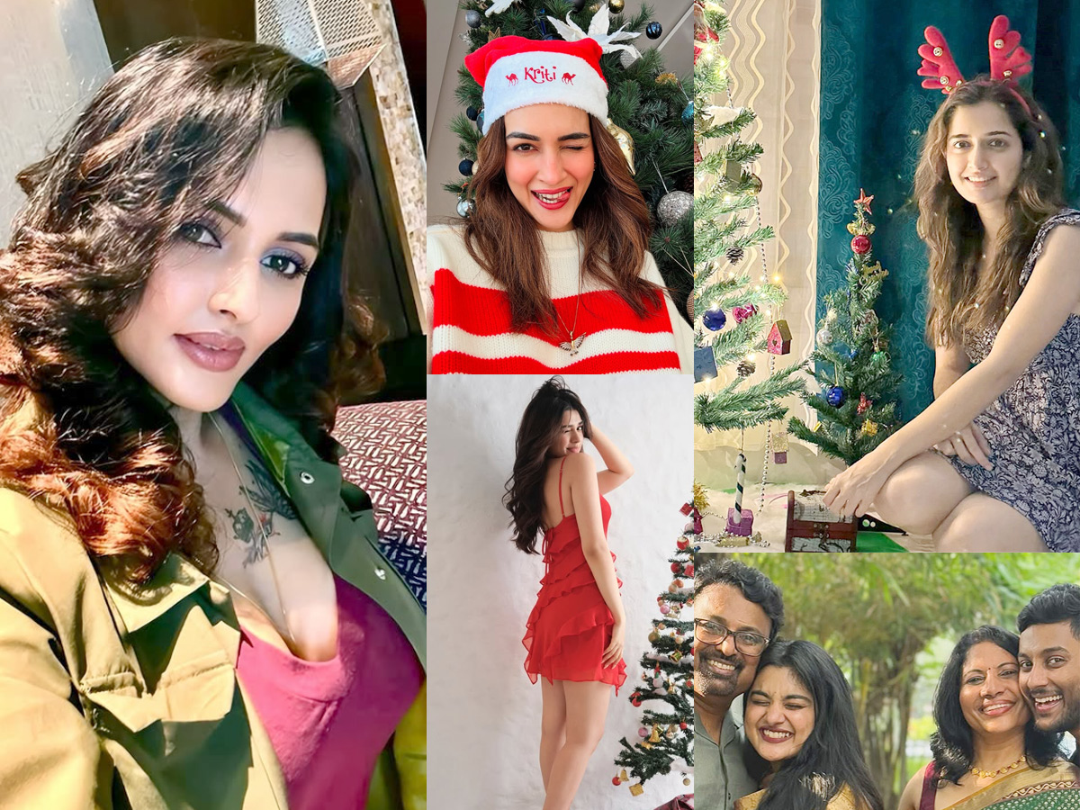 Tollywood Heroines Participated In Christmas Celebrations Photos Goes Viral1