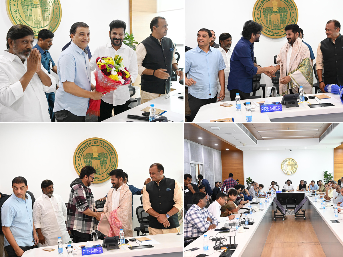 Tollywood Film Industry Celebrities Meet CM Revanth Reddy Photos Goes Viral1