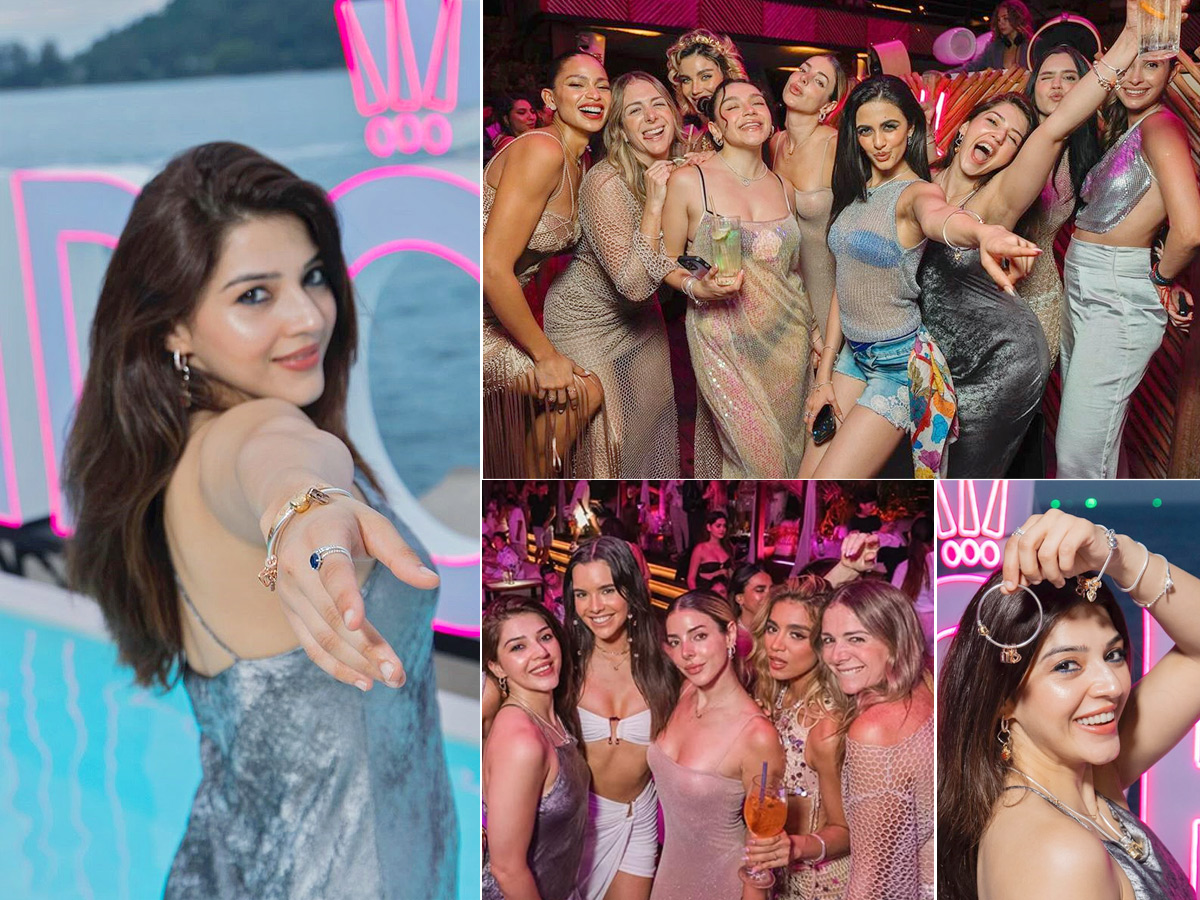 Actress Mehreen Pirzada Enjoying Her Vacation With Friends Photos1