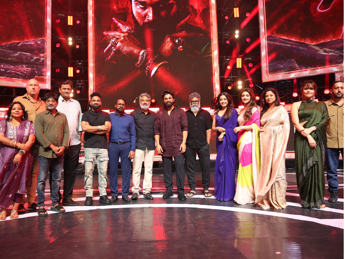 Hero Allu Arjun Pushpa 2 Pre Release Event At Hyderabad Photos14
