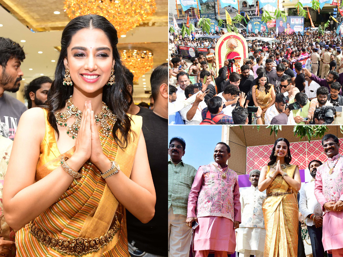 Actress Meenakshi Chaudhary Launch Shopping Mall At Kadapa Photos1