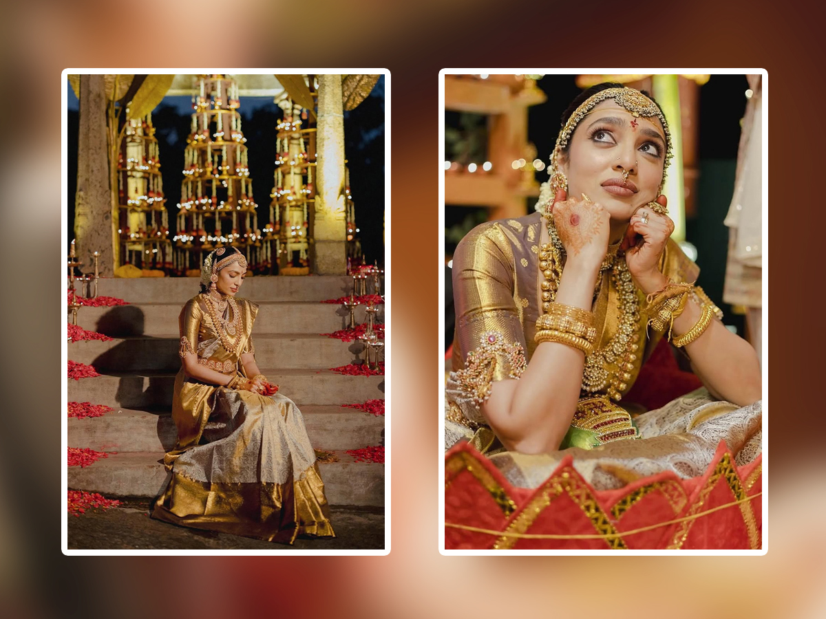 Actress Sobhita Dhulipala Gorgeous Wedding Charm Photos Viral1