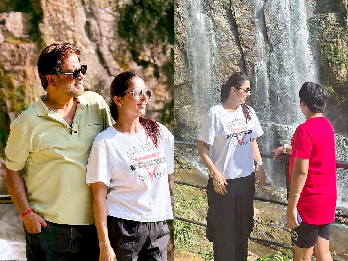 Actress Bhumika Enjoyig Vacation With Family in Srilanka Photos1