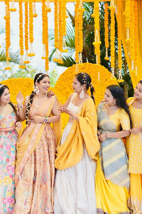 Nuvvu Nenu Prema Serial Padmavati Haldi Function Photos3