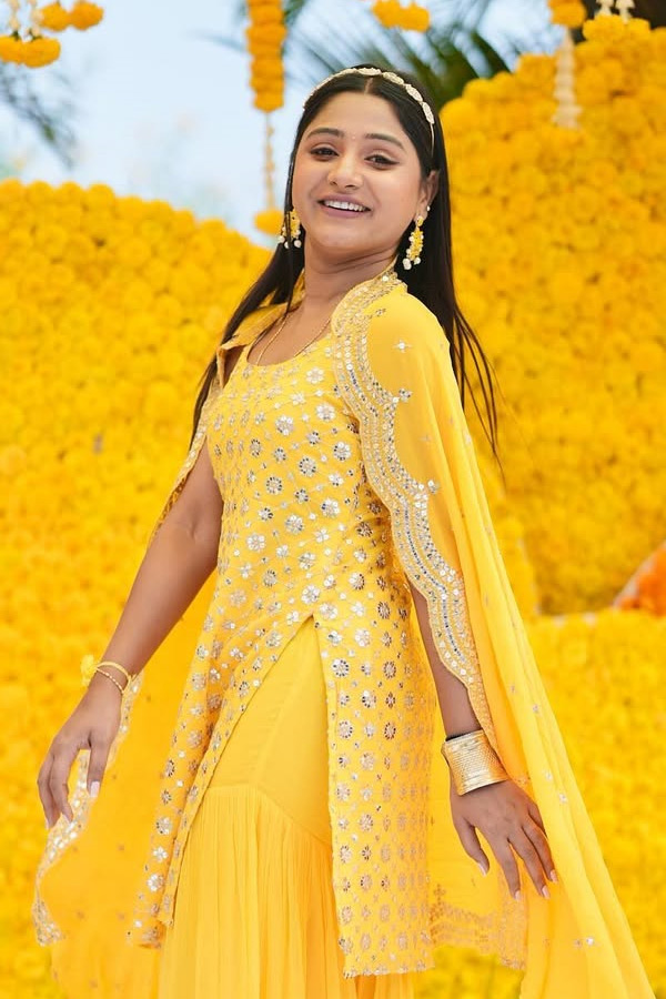 Nuvvu Nenu Prema Serial Padmavati Haldi Function Photos8