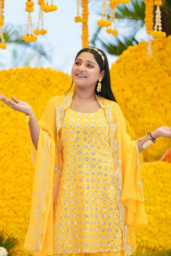 Nuvvu Nenu Prema Serial Padmavati Haldi Function Photos10