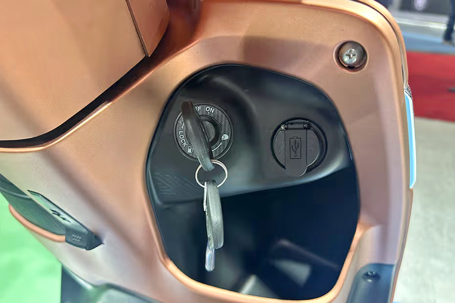 TVS Motor unveiled the world first CNG powered scooter TVS Jupiter 125 CNG at the Bharat Mobility Global Expo 202511