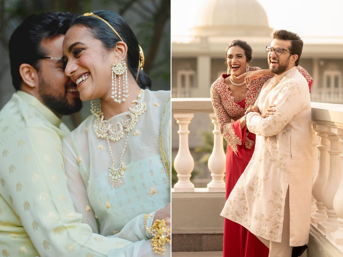 pv sindhu shares Beautifual wedding pictures In Traditional Look Photos1