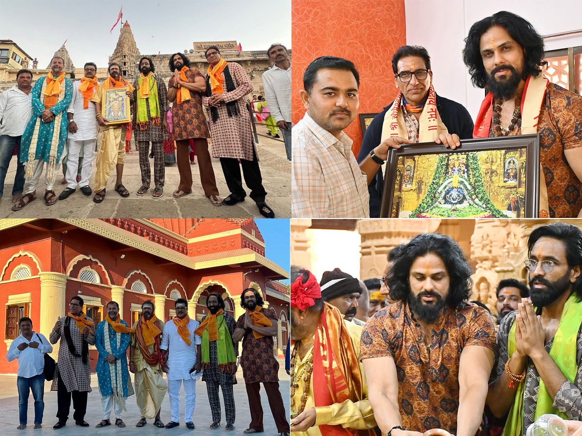 Kannappa Team Visits Maha Yatra of 12 Jyotirlingas before the Movie Release Photos1