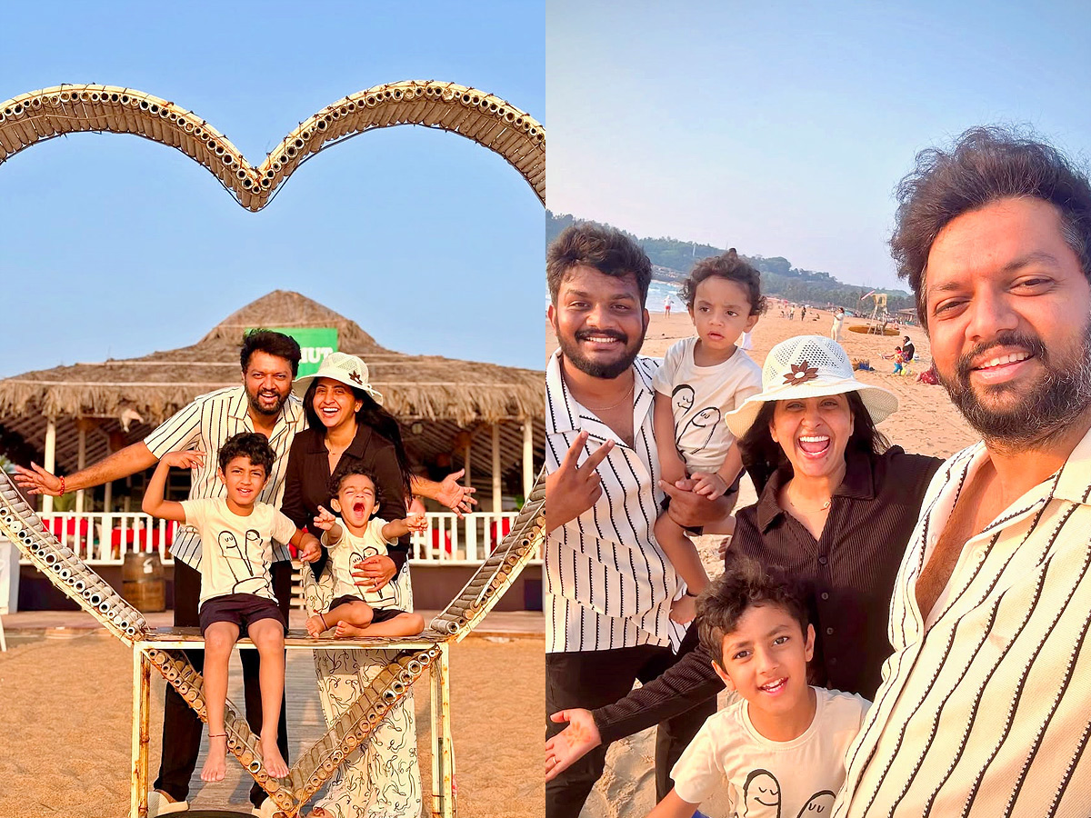 Anchor Lasya enjoying her vacation with family in Goa Photos1