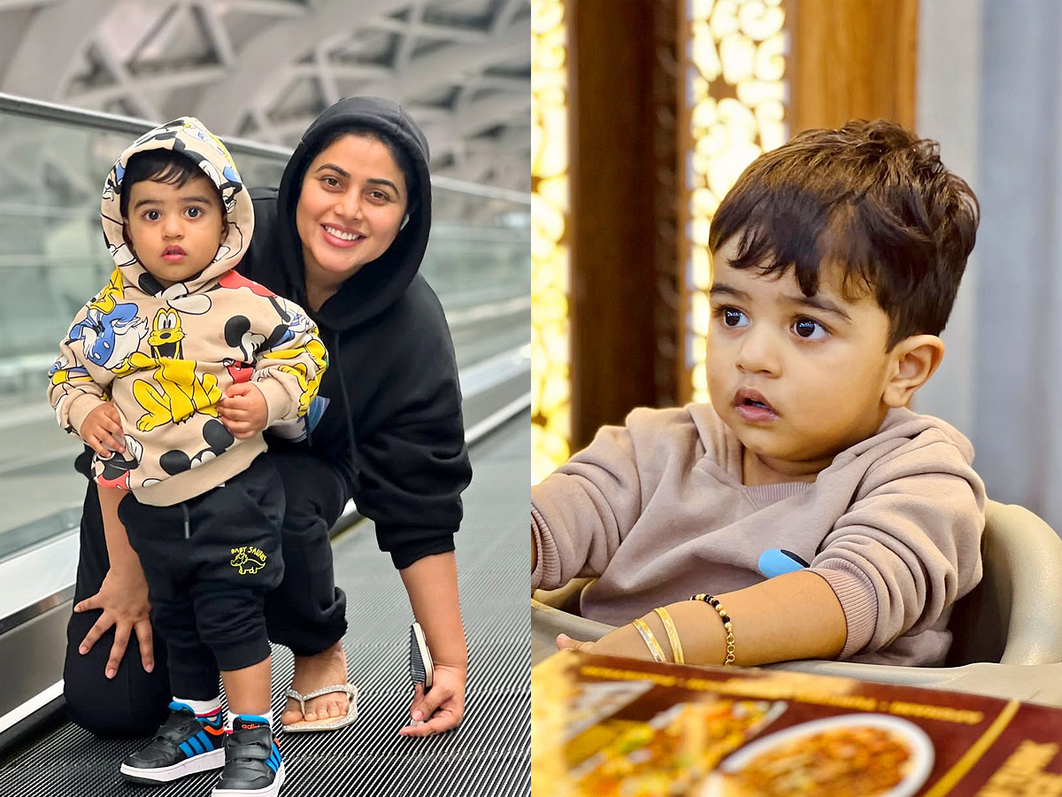 Dasara Actress Poorna Drops Adorable Pictures With Son Photos1