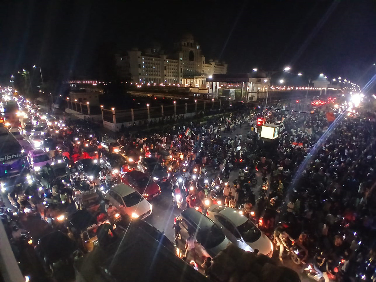 india win champions trophy 2025 celebrations in tank bund hyderabad1