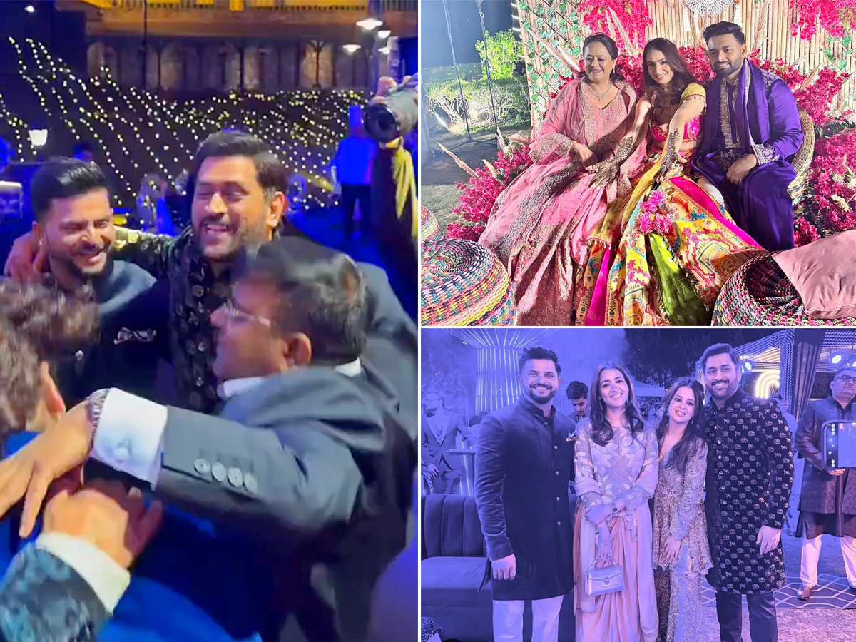 MS Dhoni at Sakshi Pant wedding photos goes viral1