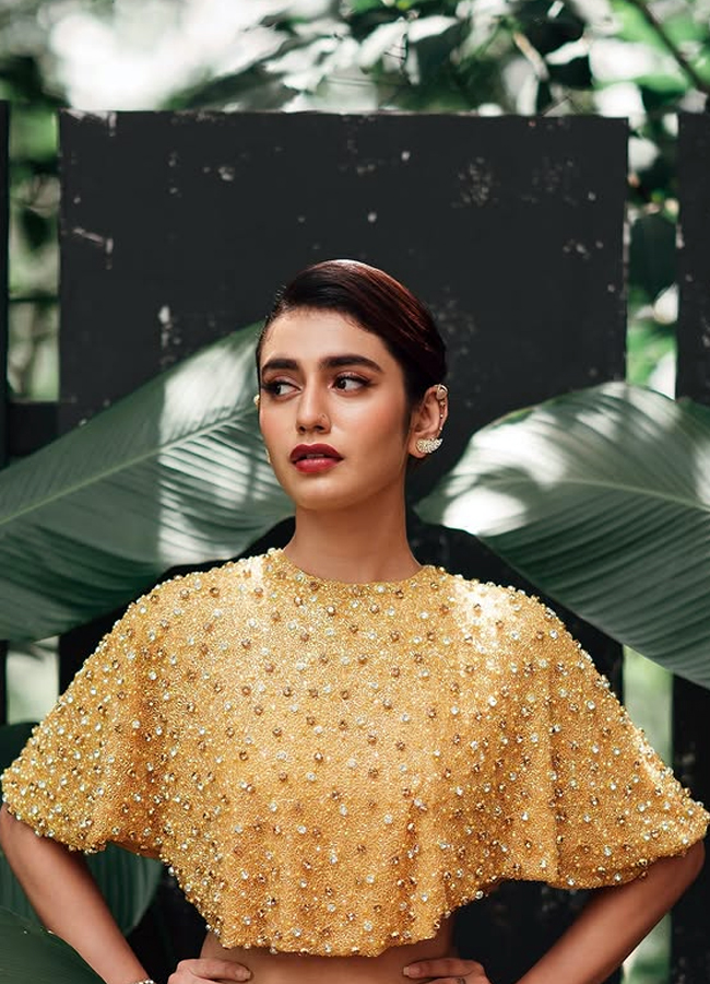 Priya Prakash Varrier in a yellow dress looks stunning4