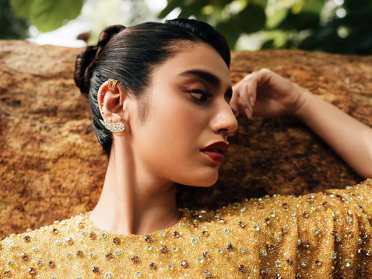 Priya Prakash Varrier in a yellow dress looks stunning7