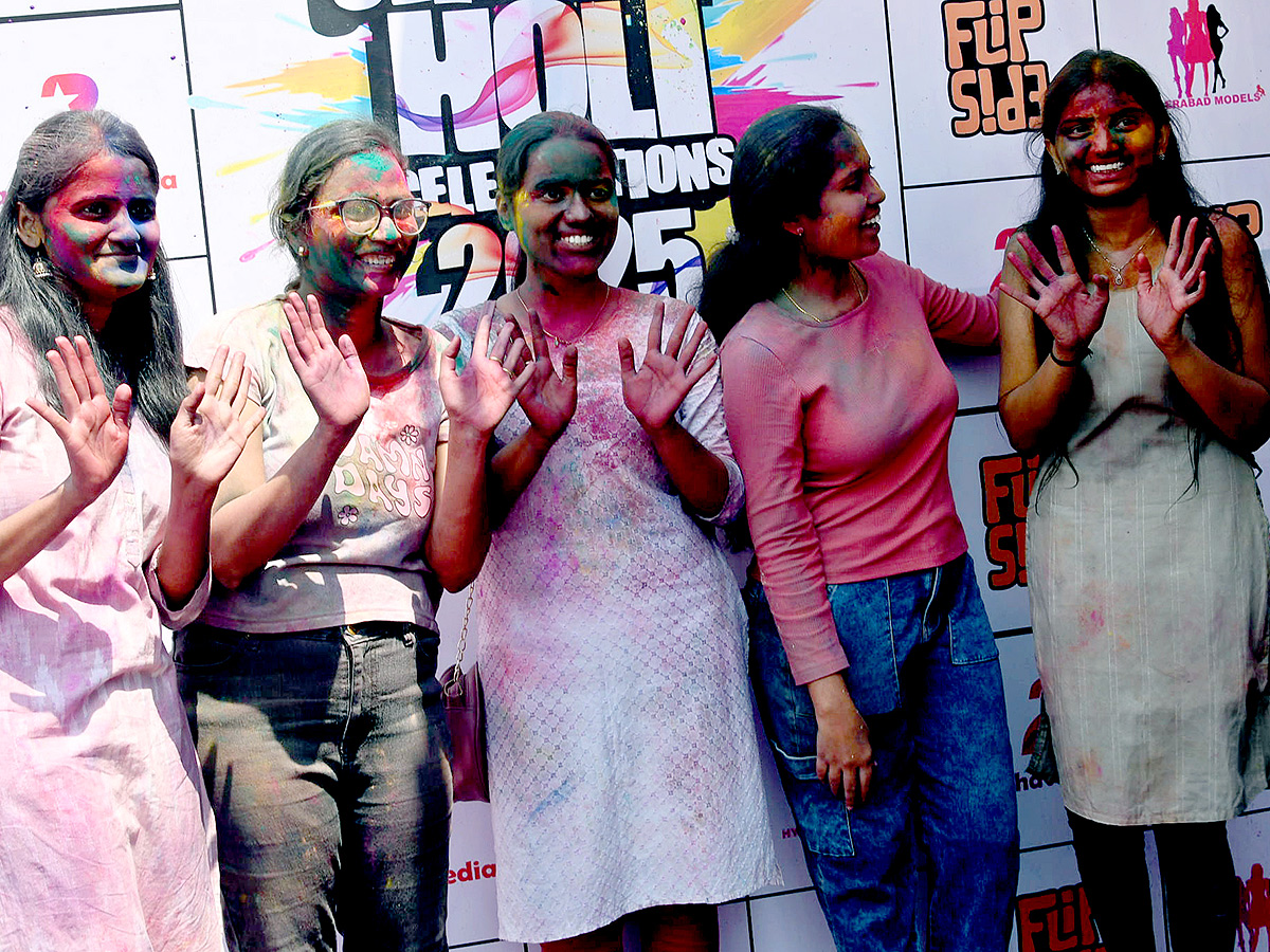 holi 2025 celebrations in hyderabad HD photos2