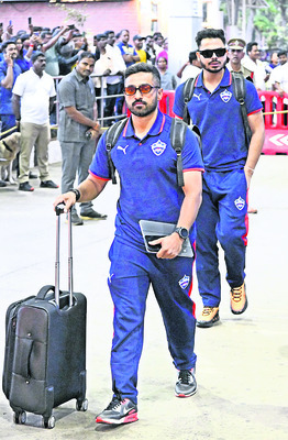 విశాఖ చేరిన ఢిల్లీ క్యాపిటల్స్ జట్టు 1