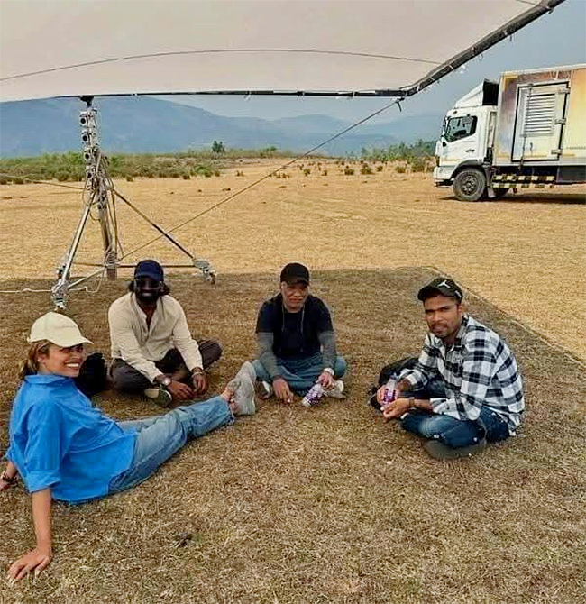 SSMB 29 Pics : Priyanka Chopra Mahesh Babu and SS Rajamouli click pics8