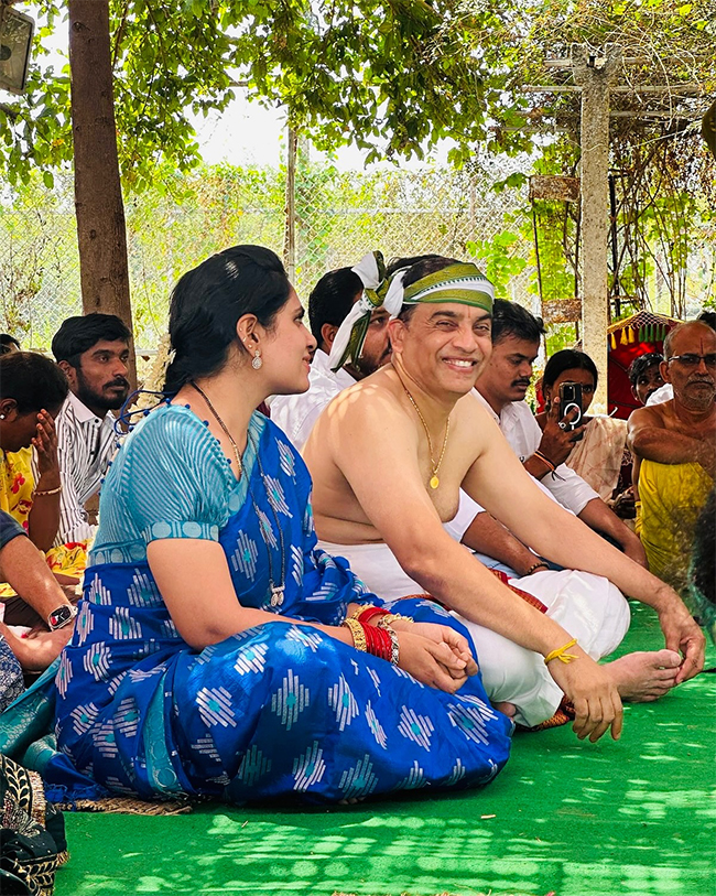 Dil Raju Visit Venkateswara Swami Brahmotsavalu at Indur2