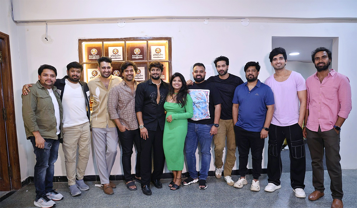 Actor VJ Sunny Grand Launch of Amrutham Adda hotel hyderabad13