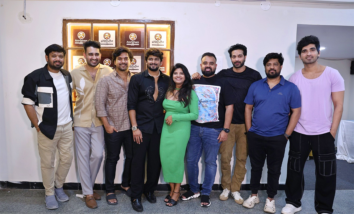 Actor VJ Sunny Grand Launch of Amrutham Adda hotel hyderabad9